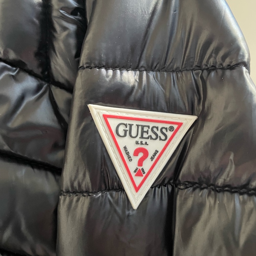 GUESS Black Puffer Jacket - Picture 3 of 3